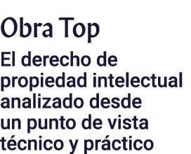 Obra Top El derecho de propiedad intelectual analizado desde un punto de vista técnico y práctico