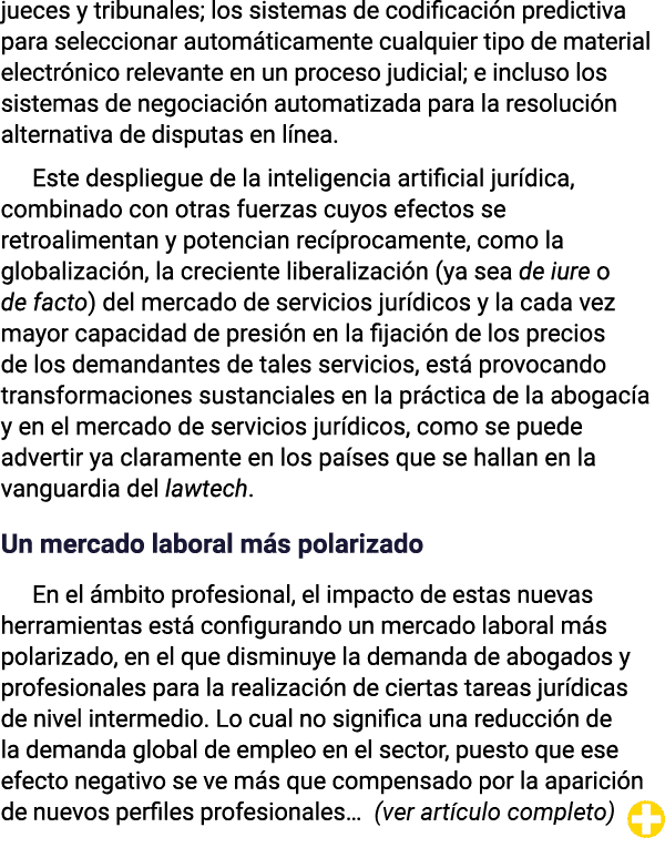 jueces y tribunales; los sistemas de codificación predictiva para seleccionar automáticamente cualquier tipo de mater   