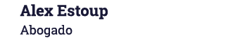 Alex Estoup Abogado
