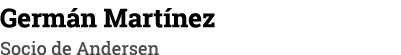  Germán Martínez Socio de Andersen