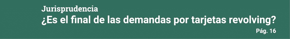 Jurisprudencia  Es el final de las demandas por tarjetas revolving  Pág  16