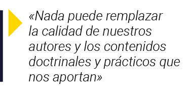   Nada puede remplazar la calidad de nuestros autores y los contenidos doctrinales y prácticos que nos aportan 