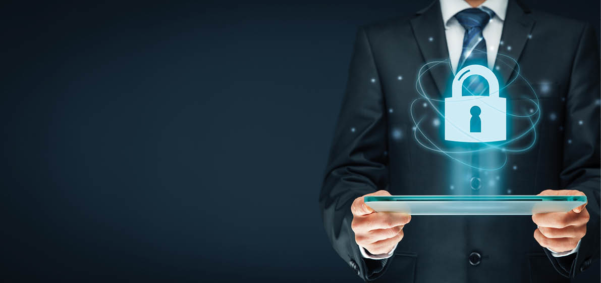 Cybersecurity and information technology security services concept  Login or sign in internet concepts 