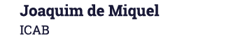 Joaquim de Miquel ICAB