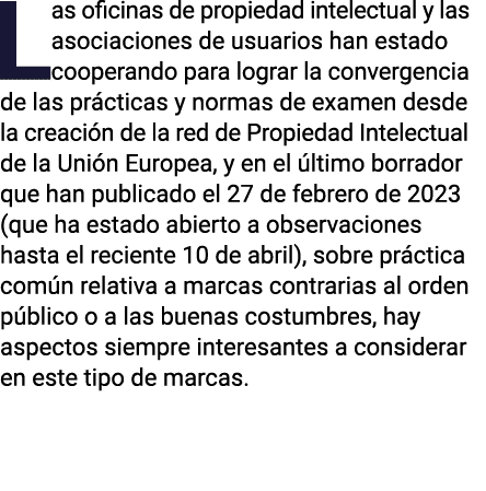 Las oficinas de propiedad intelectual y las asociaciones de usuarios han estado cooperando para lograr la convergenci   