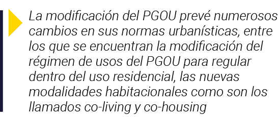  La modificación del PGOU prevé numerosos cambios en sus normas urbanísticas, entre los que se encuentran la modifica   