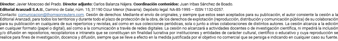 Director: Javier Moscoso del Prado  Director adjunto: Carlos Balanza Nájera  Coordinación contenidos: Juan Iribas Sán   