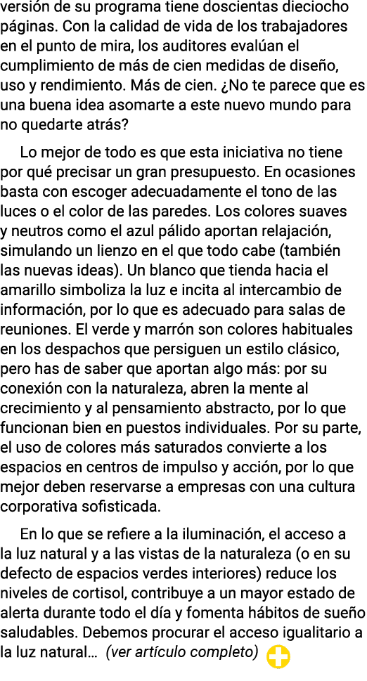 versión de su programa tiene doscientas dieciocho páginas  Con la calidad de vida de los trabajadores en el punto de    