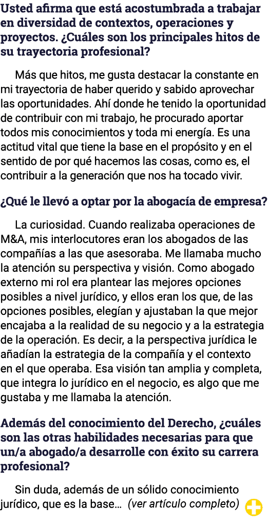 Usted afirma que está acostumbrada a trabajar en diversidad de contextos, operaciones y proyectos   Cuáles son los pr   