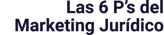 Las 6 P s del Marketing Jurídico