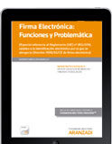 Firma Electrónica: Funciones y Problemática (e-book) Firma Electrónica: Funciones y Problemática (e-book)