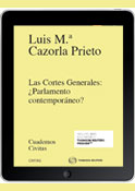 Las Cortes Generales: ¿Parlamento contemporáneo? (e-book)