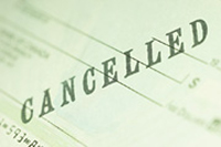 ¿Cómo reclamar las devoluciones tras las cancelaciones por el coronavirus? Palabra Cancelled