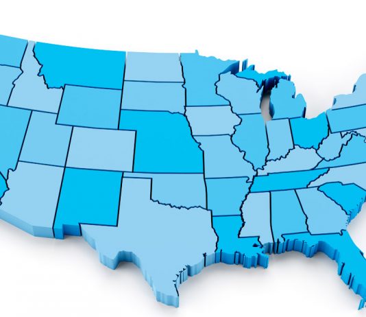 Oportunidades para la empresa española y profesionales españoles en EEUU por el coronavirus Mapa EEUU