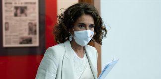 El Gobierno estudia que los ERTE se prorroguen más allá del mes de septiembre La ministra de Hacienda y portavoz del Gobierno, María Jesús Montero, a su llegada a la sala de prensa para comparecer tras las reunión del Consejo de Ministros.