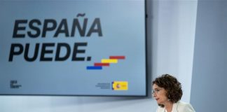 El Gobierno destina 51 millones de euros a doce proyectos innovadores sobre salud La ministra de Hacienda y portavoz del Gobierno, María Jesús Montero, durante la rueda de prensa posterior a la reunión del Consejo de Ministros.