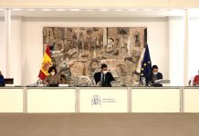 José de la Mata, elegido miembro de España en Eurojust, dejará la Audiencia Nacional El presidente del Gobierno, Pedro Sánchez, la vicepresidenta primera y ministra de la Presidencia, Relaciones con las Cortes y Memoria Democrática, Carmen Calvo, el vicepresidente segundo y ministro de Derechos Sociales y Agenda 2030, Pablo Iglesias, la vicepresidenta tercera y ministra de Asuntos Económicos y Transformación Digital, Nadia Calviño y la vicepresidenta cuarta y ministra para la Transición Ecológica y el Reto Demográfico, Teresa Ribera, durante la reunión del Consejo de Ministros.