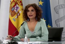 El Gobierno crea una comisión interministerial para impulsar su plan de lucha contra la corrupción, liderada por Montero La ministra de Hacienda y portavoz del Gobierno, María Jesús Montero, durante su intervención, al inicio de la rueda de prensa posterior al Consejo de Ministros.