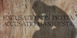 «Excusatio non petita»