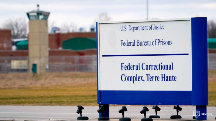 La Compex Correccional Federal en Terre Haute, Indiana, U.S. 15 de enero de 2021. REUTERS/Bryan Woolston
