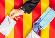 Medidas de seguridad frente a la COVID-19 en las elecciones de Cataluña