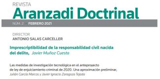 El nuevo número de ‘Revista Aranzadi Doctrinal’ ya está en la calle Revista Aranzadi Doctrinal