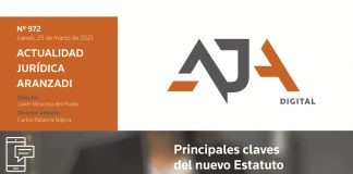 Principales claves del nuevo Estatuto General de la Abogacía Portada AJA 972