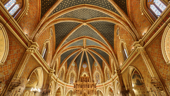 Interior de una iglesia