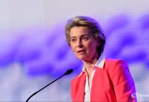 El debate sobre el estado de la Unión Europea diseña la hoja de ruta fiscal de 2023 La presidenta de la Comisión Europea, Ursula von der Leyen, pronuncia una conferencia de prensa en Puurs, Bélgica, el 23 de abril de 2021. John Thys / Pool vía REUTERS