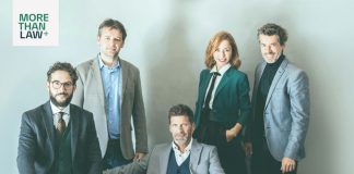 MoreThanLaw+ incorpora a los socios de la Agencia Topo Foto de los socios de MTLaw+, de Izda a derecha: Isaac Bordons, Ferrán Vilanova, José Rozas, Paula Fernández-Ochoa y Jordi Anguera