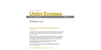 Ya está en la calle el número 3 de marzo de 2021 de la Revista Unión Europea Aranzadi Revista Unión Europea