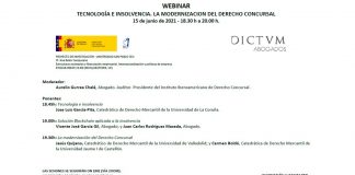 Expertos en insolvencia abordan la aplicación de la tecnología y la modernización del Derecho concursal