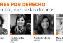 ‘Mujeres por Derecho’ cede la palabra a las decanas en septiembre