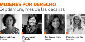 ‘Mujeres por Derecho’ cede la palabra a las decanas en septiembre