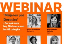 28 de septiembre: Webinar ‘Mujeres por Derecho’: ¿Por qué solo hay 16 decanas en los 83 colegios?