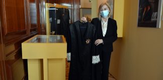 Milagros Calvo dona su toga al Museo del Tribunal Supremo Milagros Calvo
