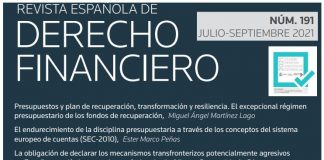 ¿Conoces las últimas novedades de la Revista Española de Derecho Financiero (Thomson Reuters)?