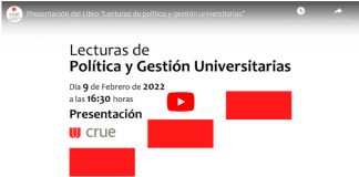 Crue Universidades Españolas presenta «Lecturas de política y gestión universitarias» Crue Universidades Españolas presenta «Lecturas de política y gestión universitarias»