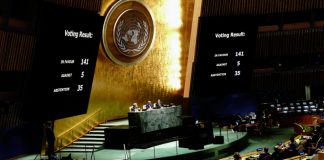 La Asamblea General de la ONU en votación histórica denuncia a Rusia por la invasión de Ucrania