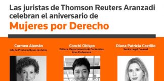 Las juristas de Thomson Reuters Aranzadi celebran el aniversario de Mujeres por Derecho