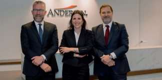 Andersen incorpora a Carmen Mozún como Socia en el área de Energía José Vicente Morote, Carmen Mozún e Íñigo Rodríguez-Sastre