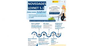 La nueva versión de LexNET comenzó a funcionar el 9 de mayo