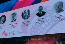 Cuatro exministros de Justicia en la clausura del 425 aniversario del Colegio de la Abogacía de Madrid