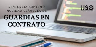 El Supremo declara nula la cláusula de guardias en los contratos