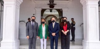 Victoria Ortega se reúne con el presidente de la República de Panamá