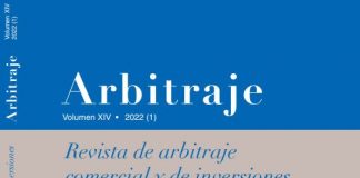 Volumen XIV, de 2022, de la ‘Revista Arbitraje comercial y de inversiones’, de Thomson Reuters Aranzadi