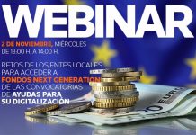 Retos de los entes locales para poder acceder a fondos Next Generation, con ocasión de las convocatorias de ayudas para su digitalización