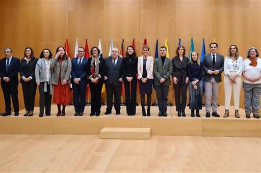 La ministra de Justicia, Pilar Llop, ha presidido en Pamplona la reunión de la Conferencia Sectorial de Justicia.
