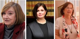 Ángela Cerrillos, Maite Oronoz y Mª Alfonsa Aragón, III Premios Igualdad de la Abogacía