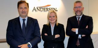 Andersen incorpora a Eva Fuerte como Socia para reforzar el área de Seguros Íñigo Rodríguez-Sastre, Eva Fuerte y José Vicente Morote.